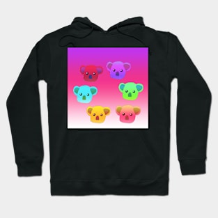 Winter Koalas - Pink/Purple Hoodie